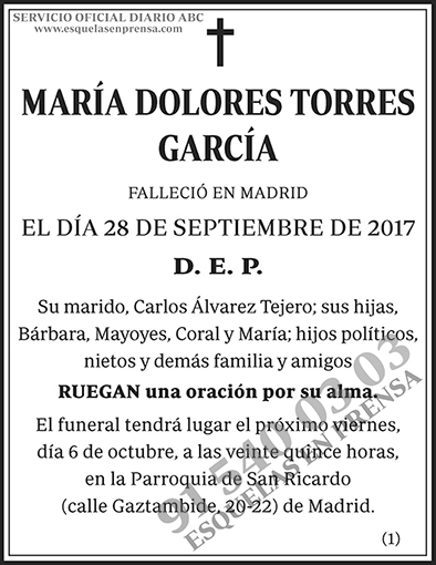 María Dolores Torres García